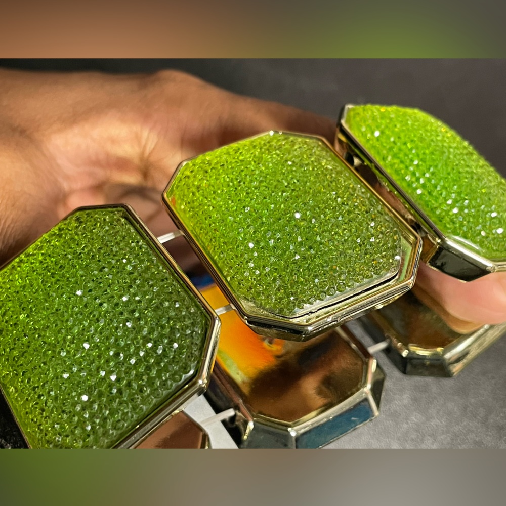 Light Green Rhinestone Bracelet - Picture 4 of 4